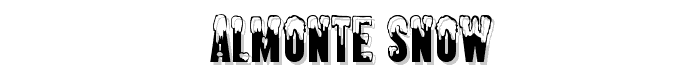 Almonte Snow font